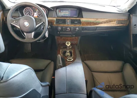 2007 BMW 525 I z USA, uszkodzony, nr VIN WBANE53597B992453